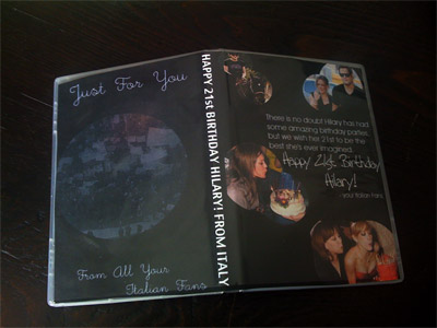 DVD di Auguri, Creato dalla Community
Parole chiave: dvd auguri compleanno festa