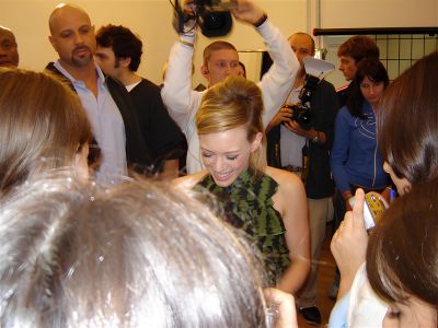 Hilary Duff a TRL Milano
