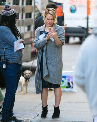 Hilary Duff sul set di Younger
