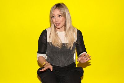 Hilary Duff durante l'intervista per BuzzFeed
