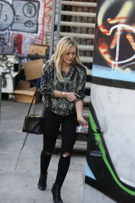 Hilary Duff e il suo manager musicale Andre Recke
