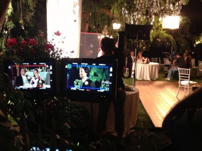Sul set di Flock of Dudes

