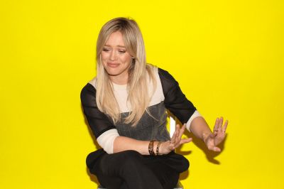 Hilary Duff durante l'intervista per BuzzFeed
