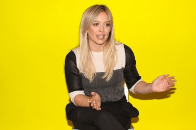 Hilary Duff durante l'intervista per BuzzFeed
