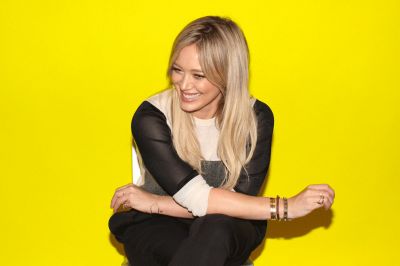 Hilary Duff durante l'intervista per BuzzFeed
