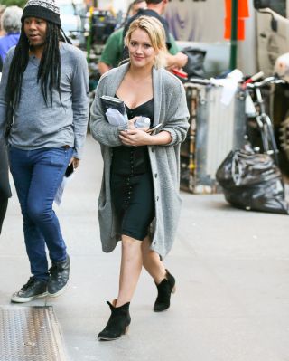 Hilary Duff sul set di Younger
