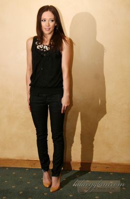 Hilary Duff alla conferenza stampa per l'uscita di Dignity in Italia
