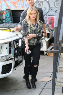 Hilary Duff e il suo manager musicale Andre Recke
