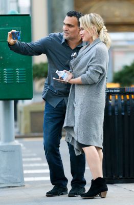 Hilary Duff sul set di Younger
