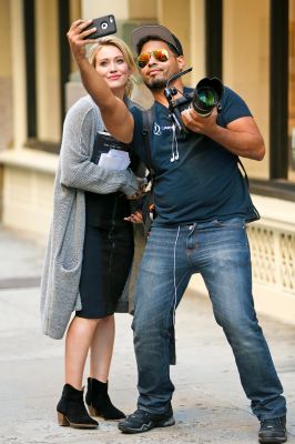 Hilary Duff sul set di Younger
