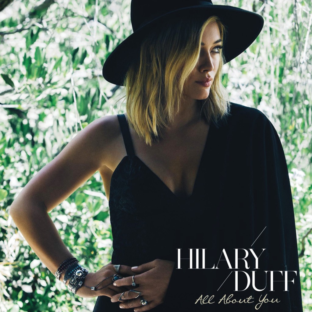 Cover ufficiale del singolo "All About You" di Hilary Duff