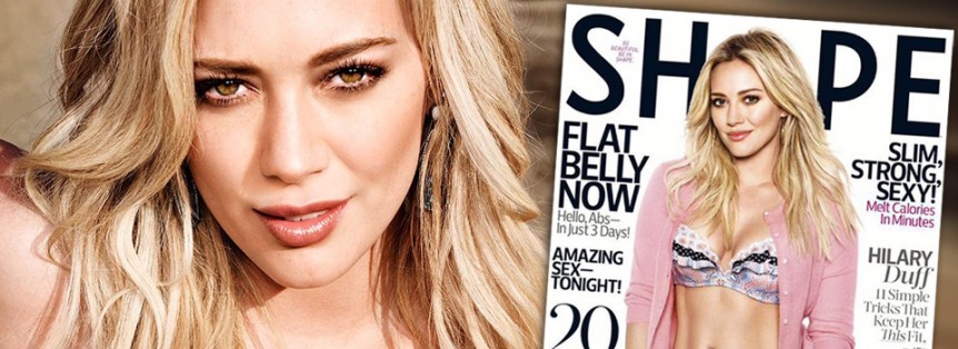 Hilary Duff sulla rivista Shape Magazine