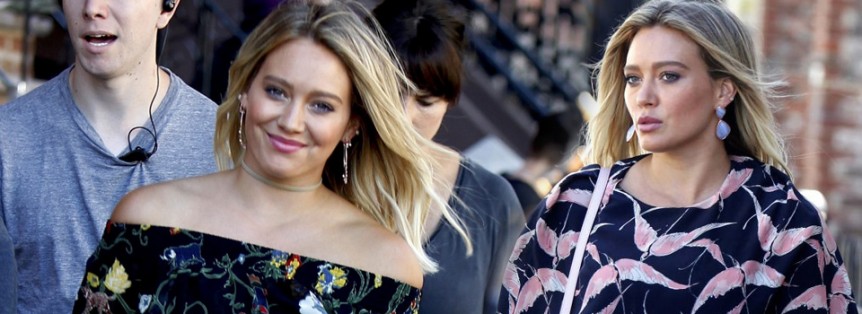 Hilary Duff foto set serie tv Younger new york 22 08 2016