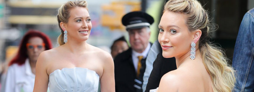 Hilary Duff principessa sul set di Younger