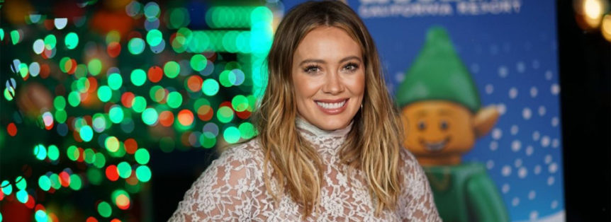 Hilary Duff a Legoland albero di natale