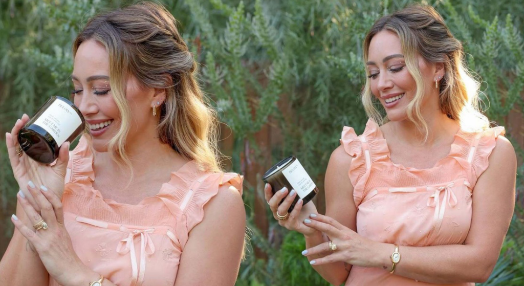 hilary duff below60 instyle party garden