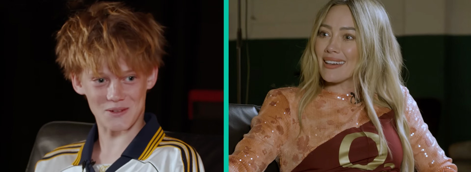 hilary duff intervistata dal figlio luca billboard