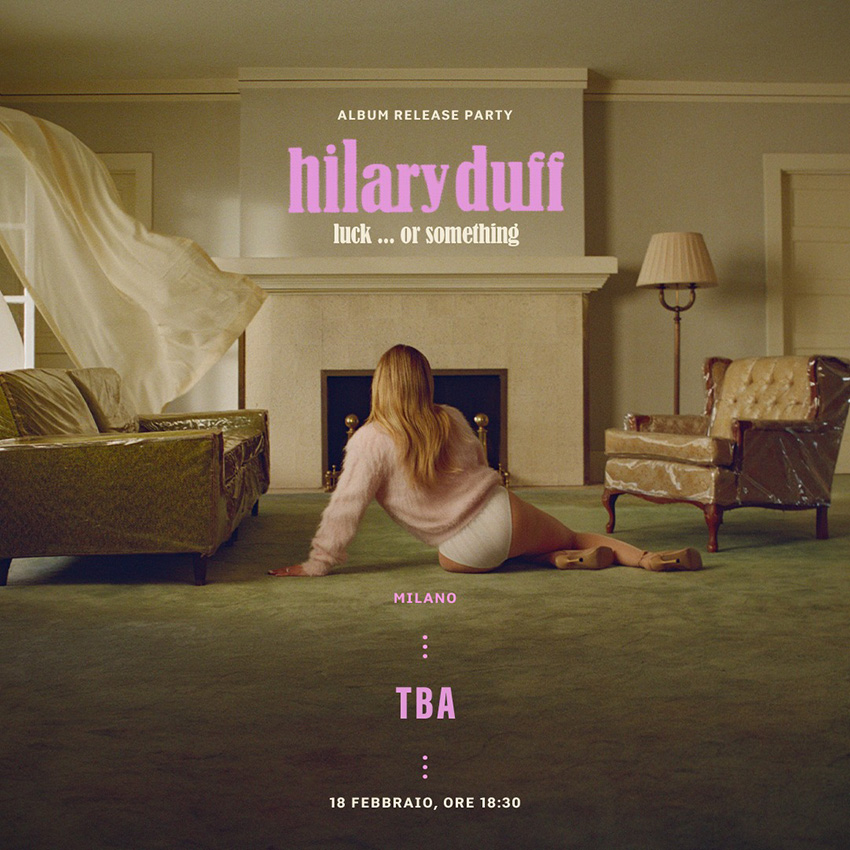 hilary duff party release album milano hilary duff party release album milano